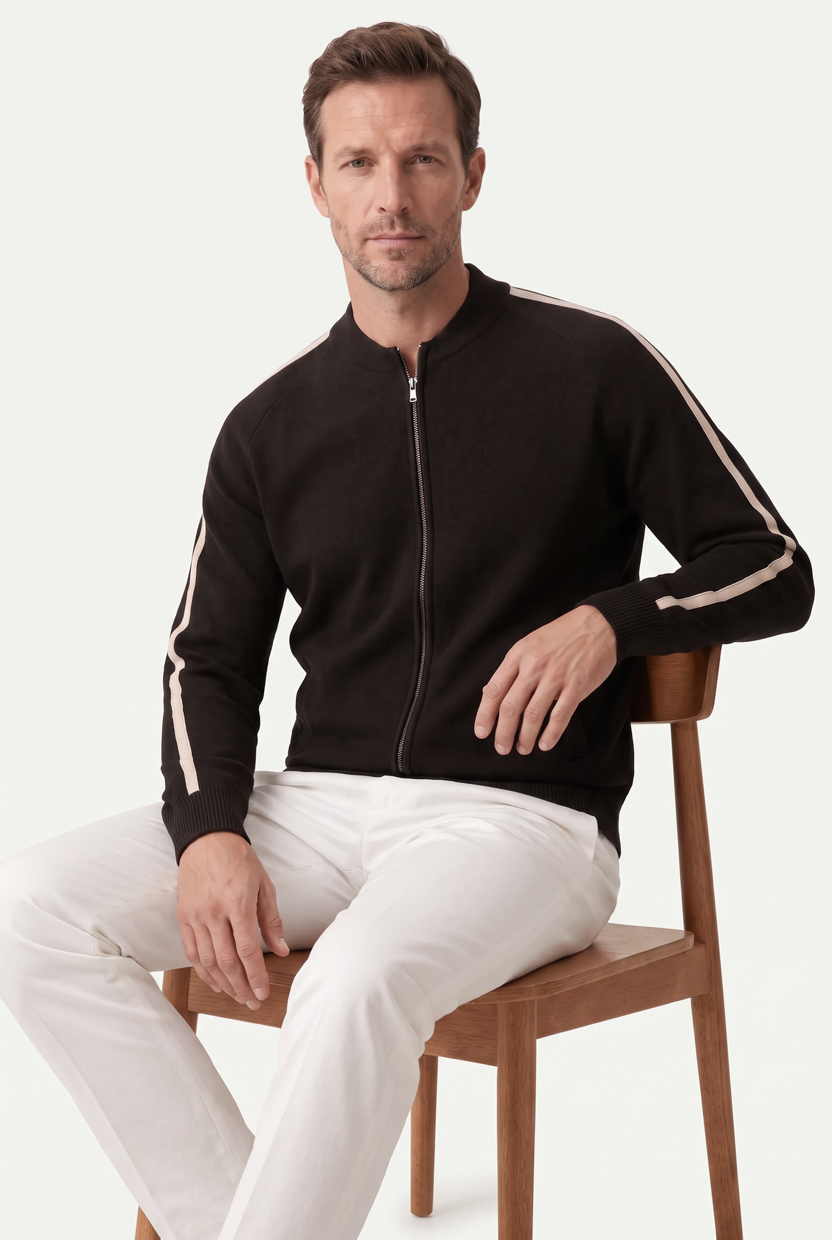 Mirsino Zip Knit Black