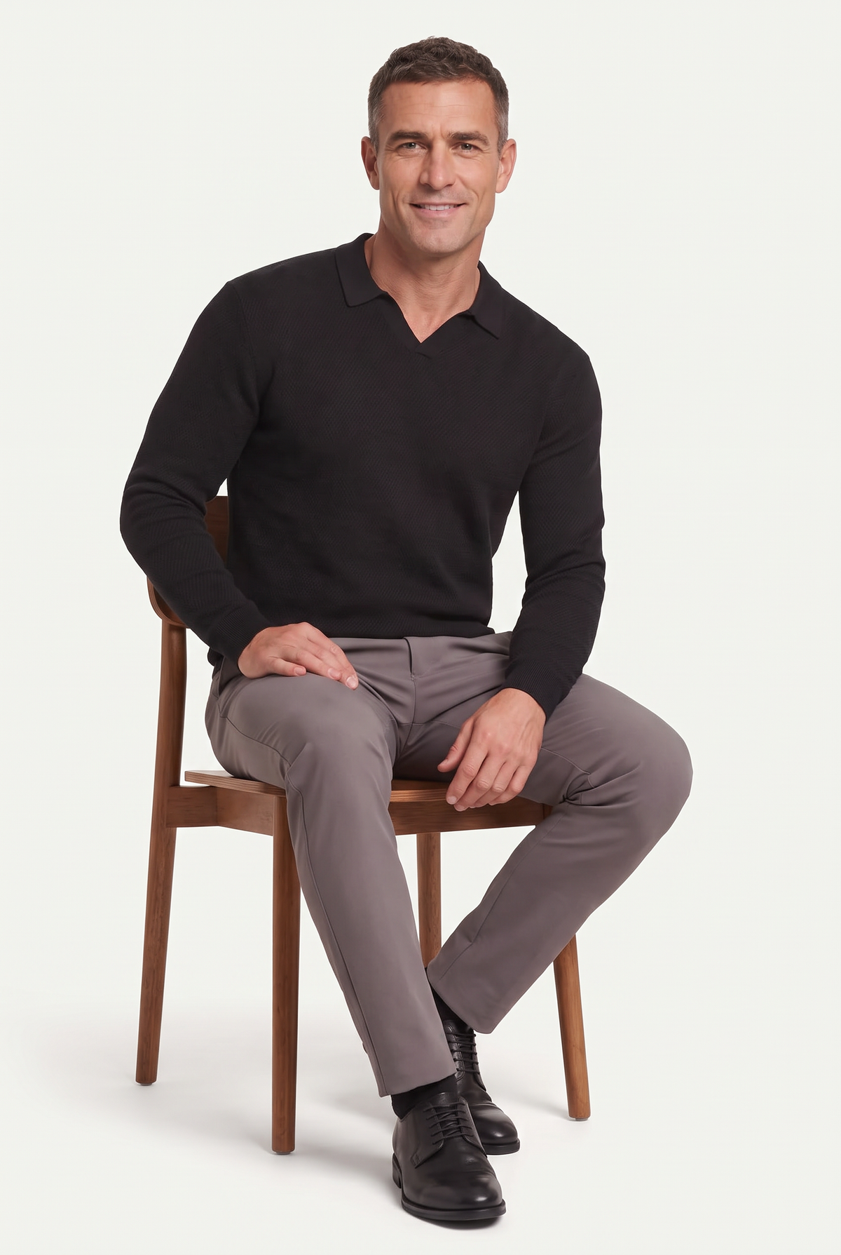 Mirsino Polo Sweater Black