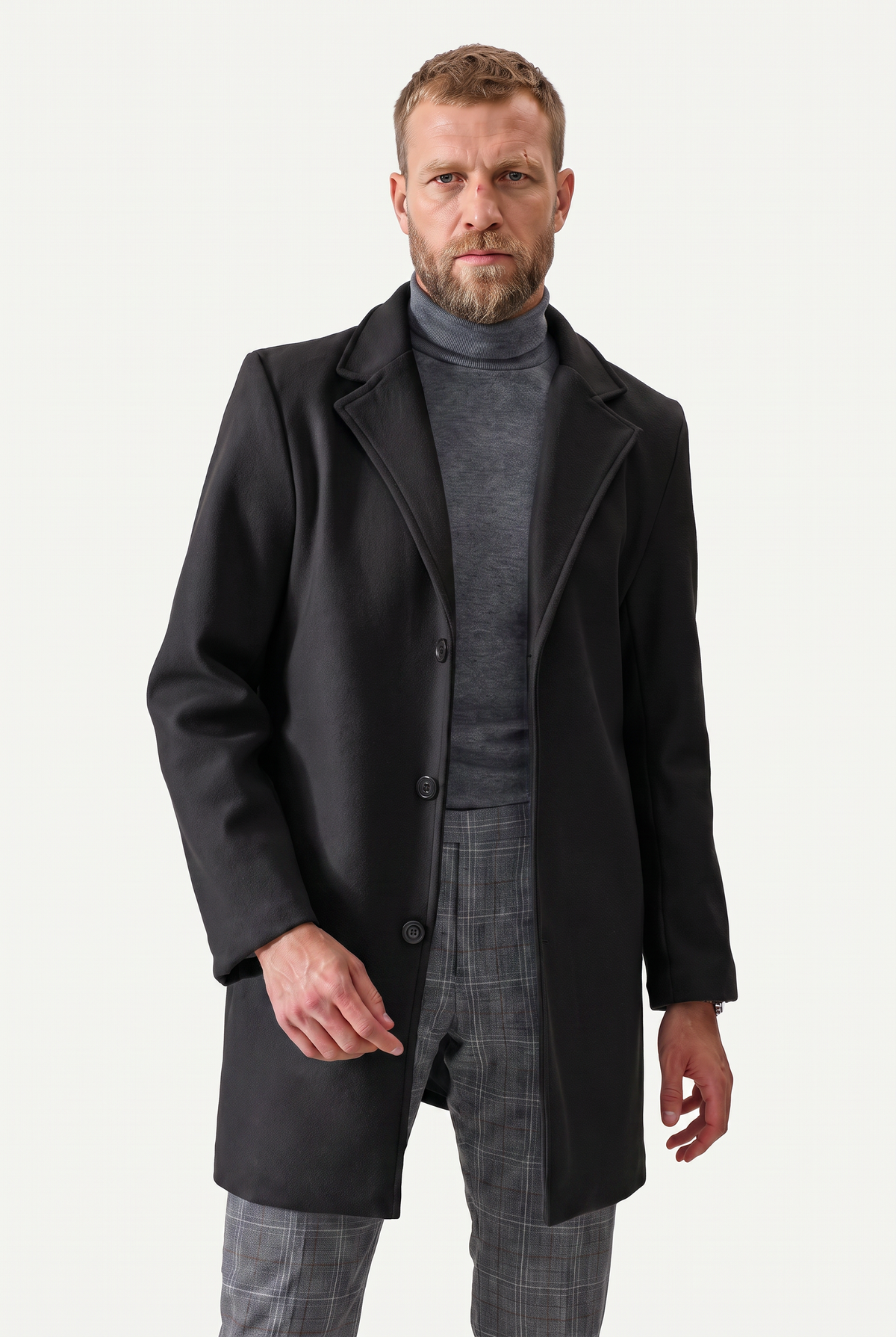 Mirsino Buckle King Jacket Black