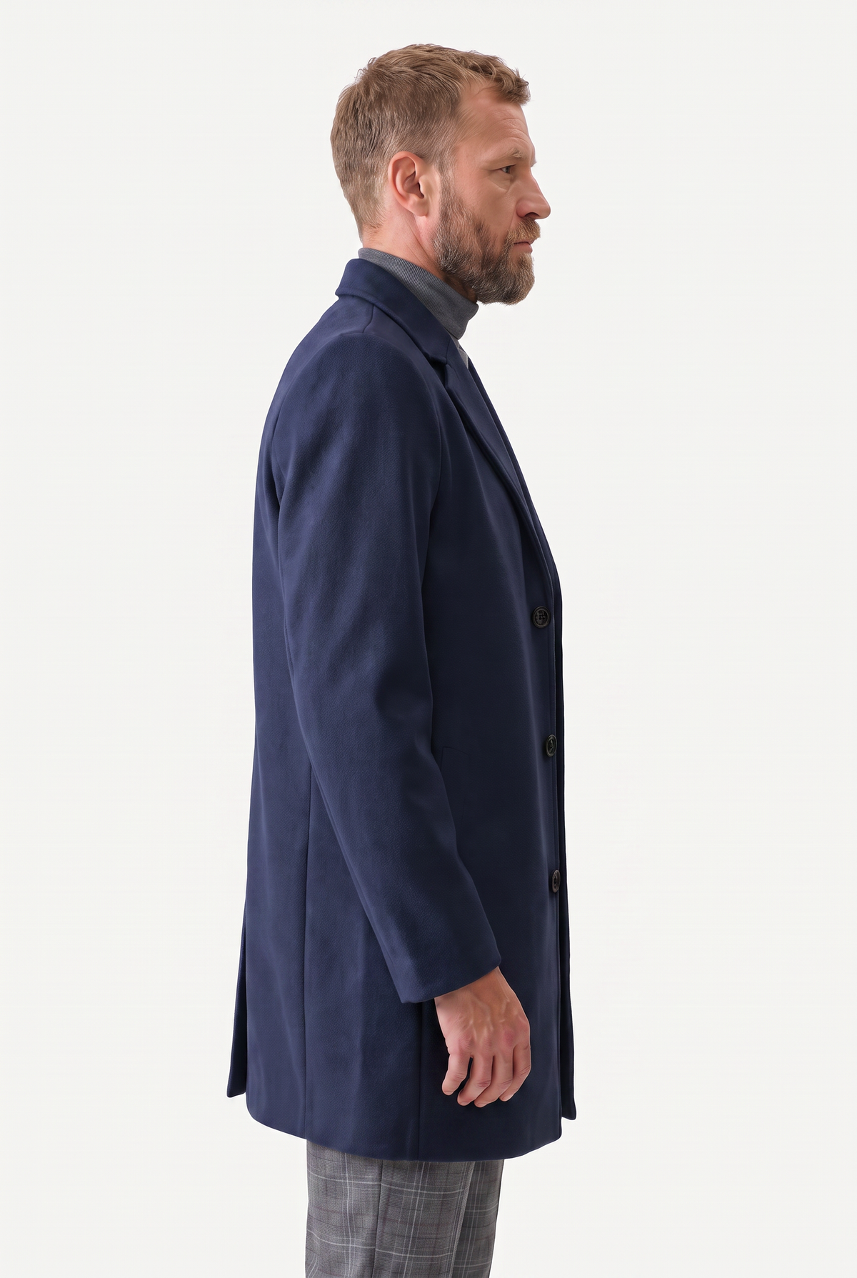 Mirsino Buckle King Jacket Navy