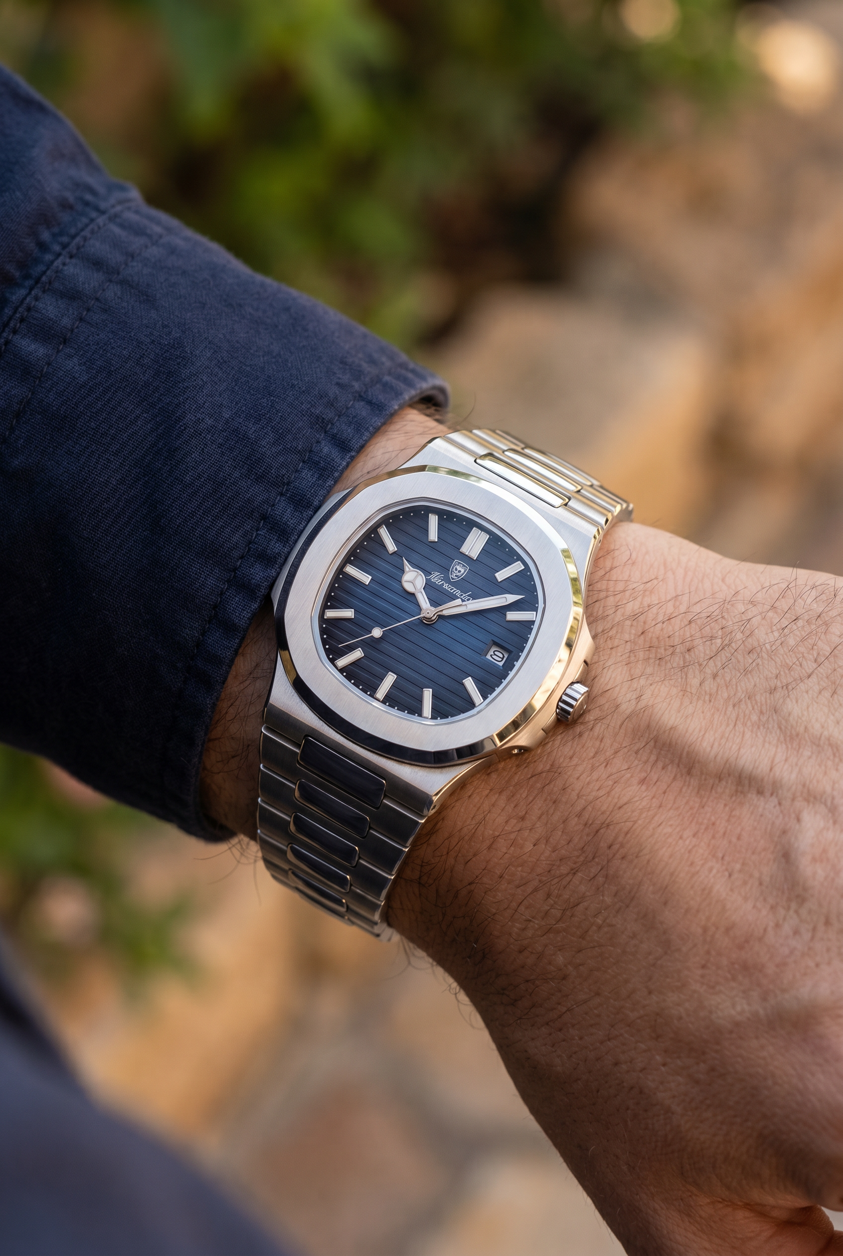 Geneva Waterproof Watch Blue