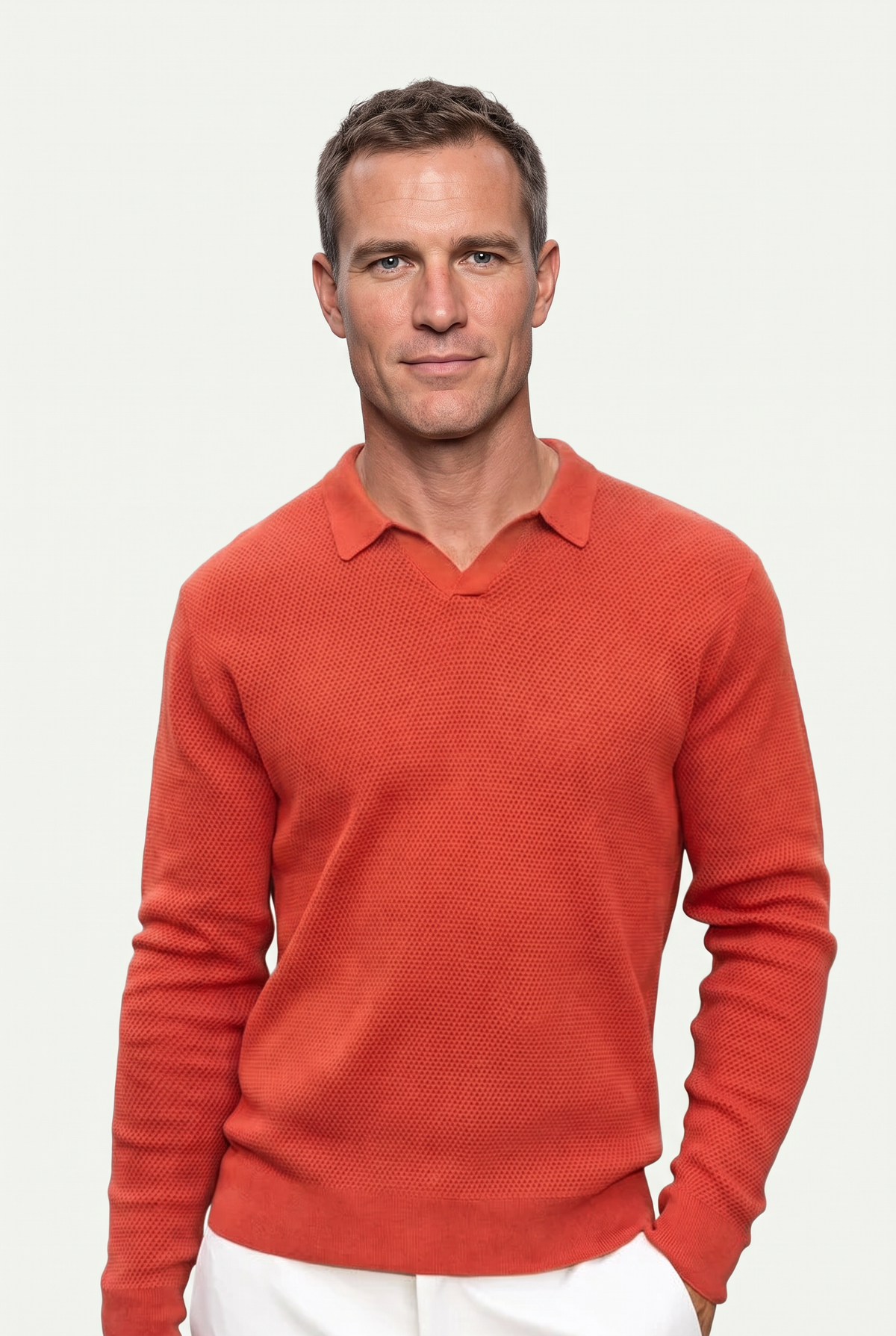 Mirsino Polo Sweater Orange