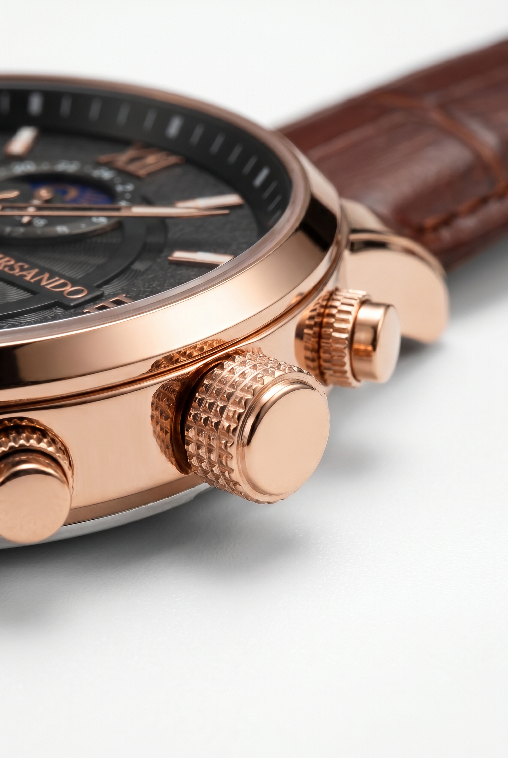 Lugano Classic Watch (Waterproof) Brown/Black