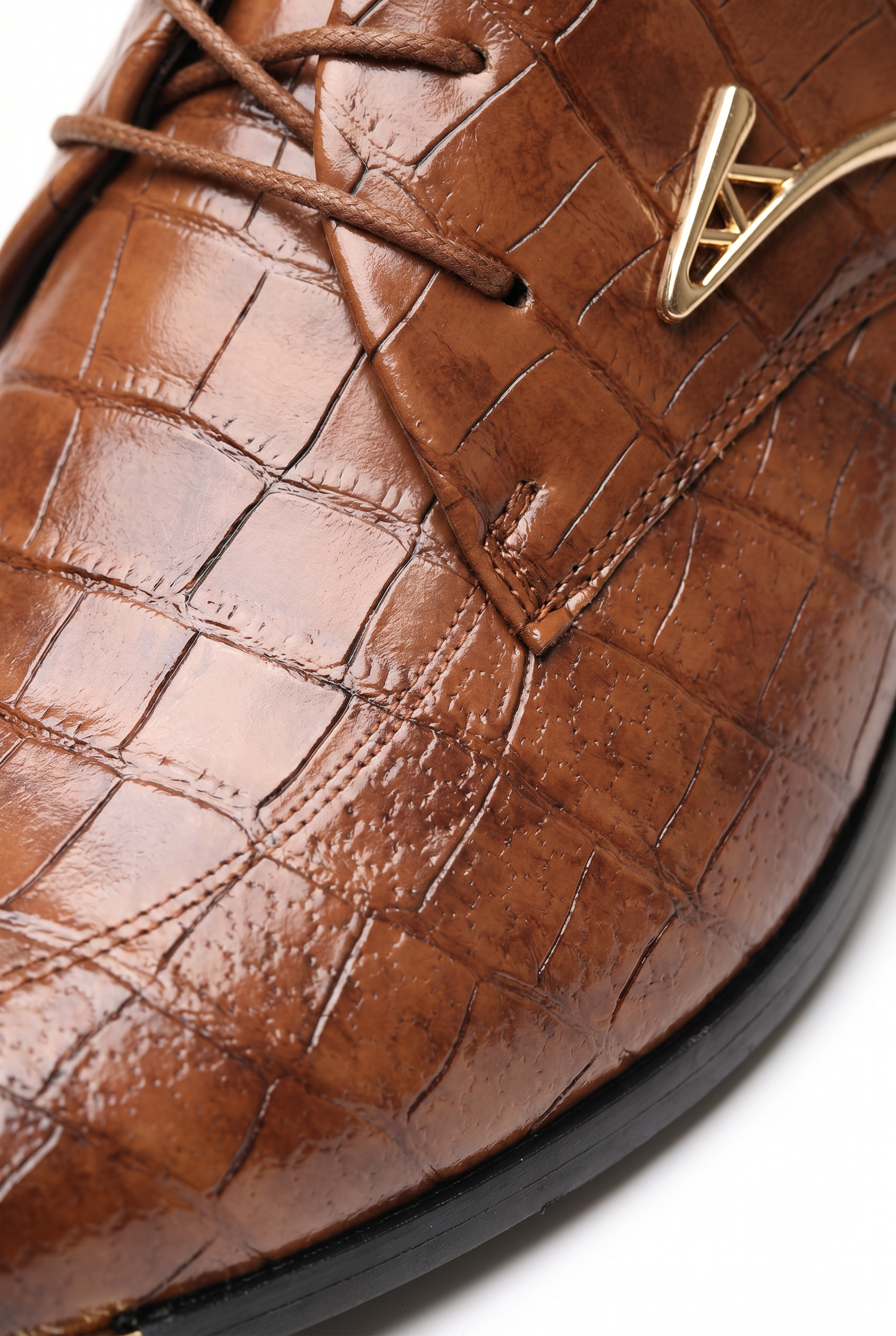 Vittorio™ Croc Cognac