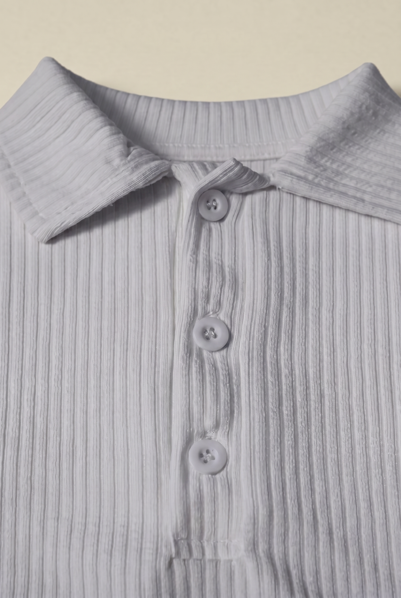 Marcello™ Ribbed Polo Grey