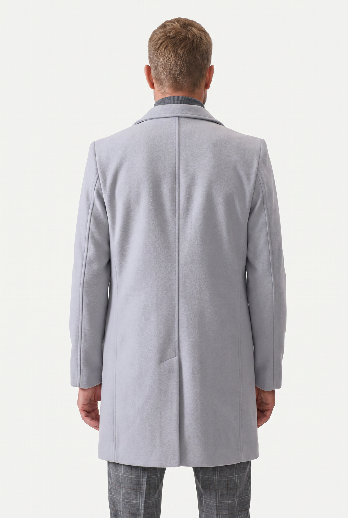 Mirsino Buckle King Jacket Light Grey