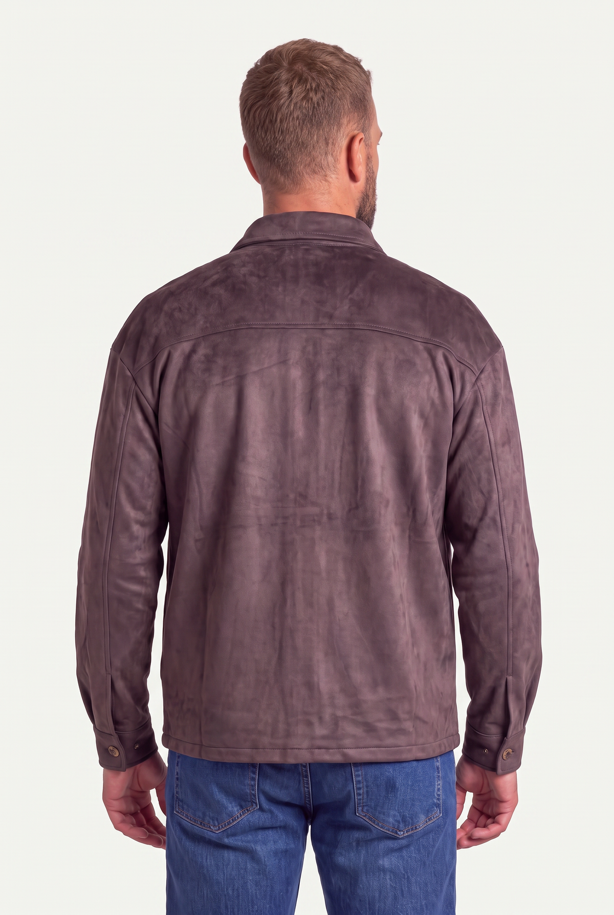 Mirsino Suede Overshirt | Coffee