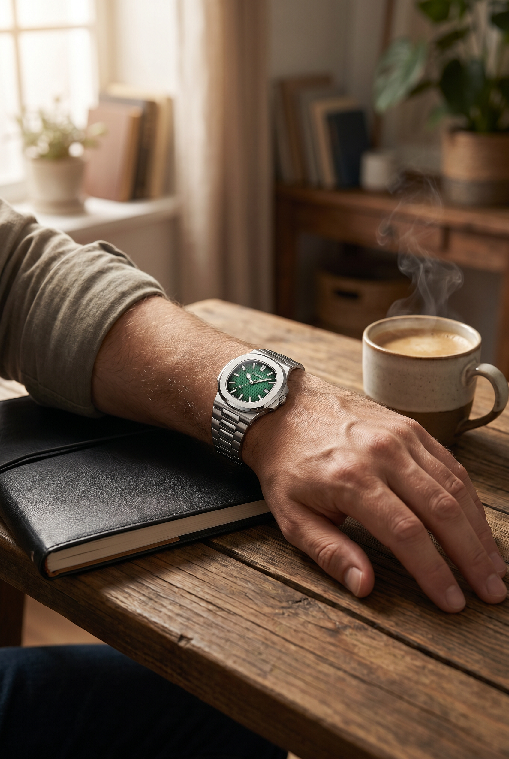 Geneva Waterproof Watch Green