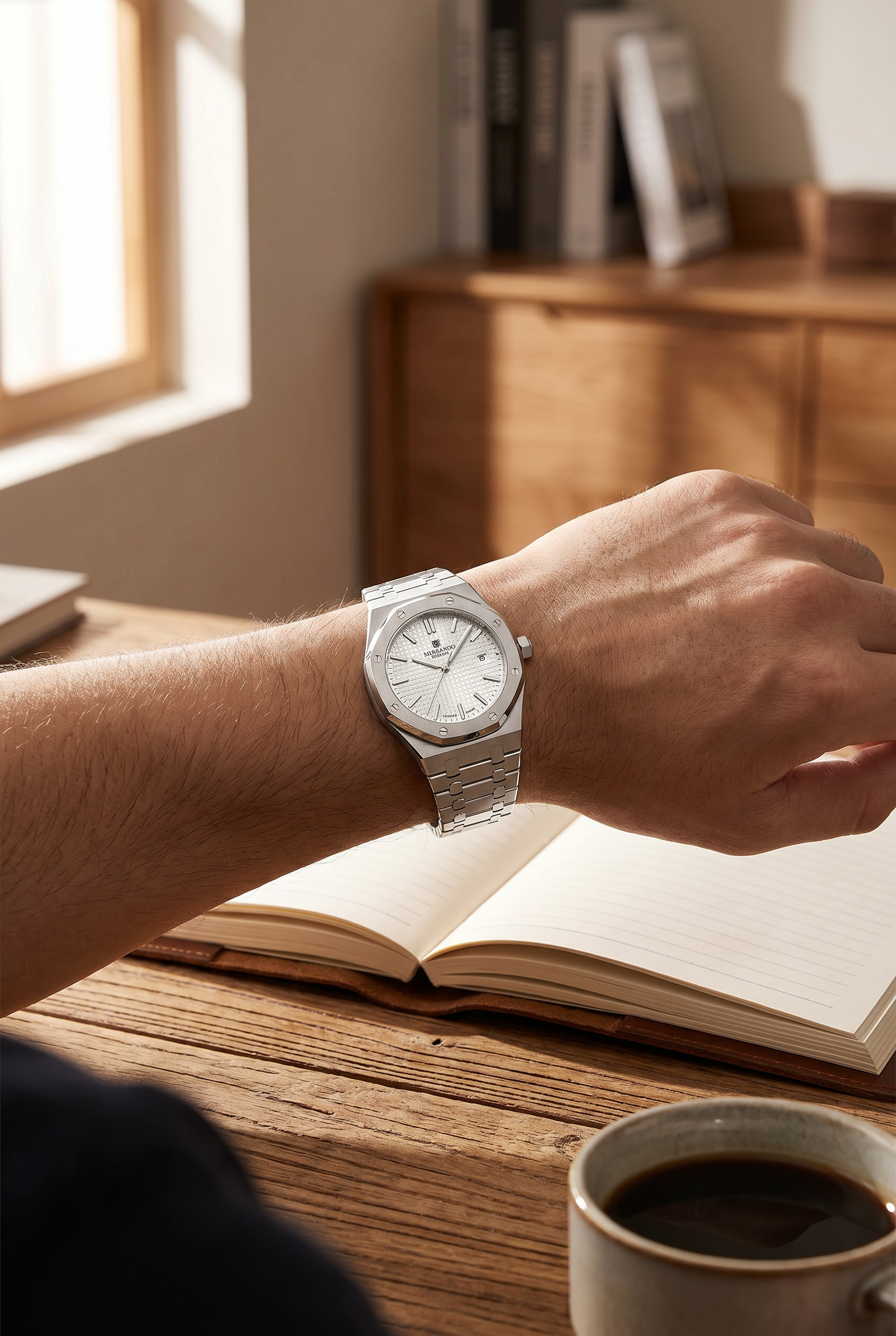 Santorini Elite Watch Silver