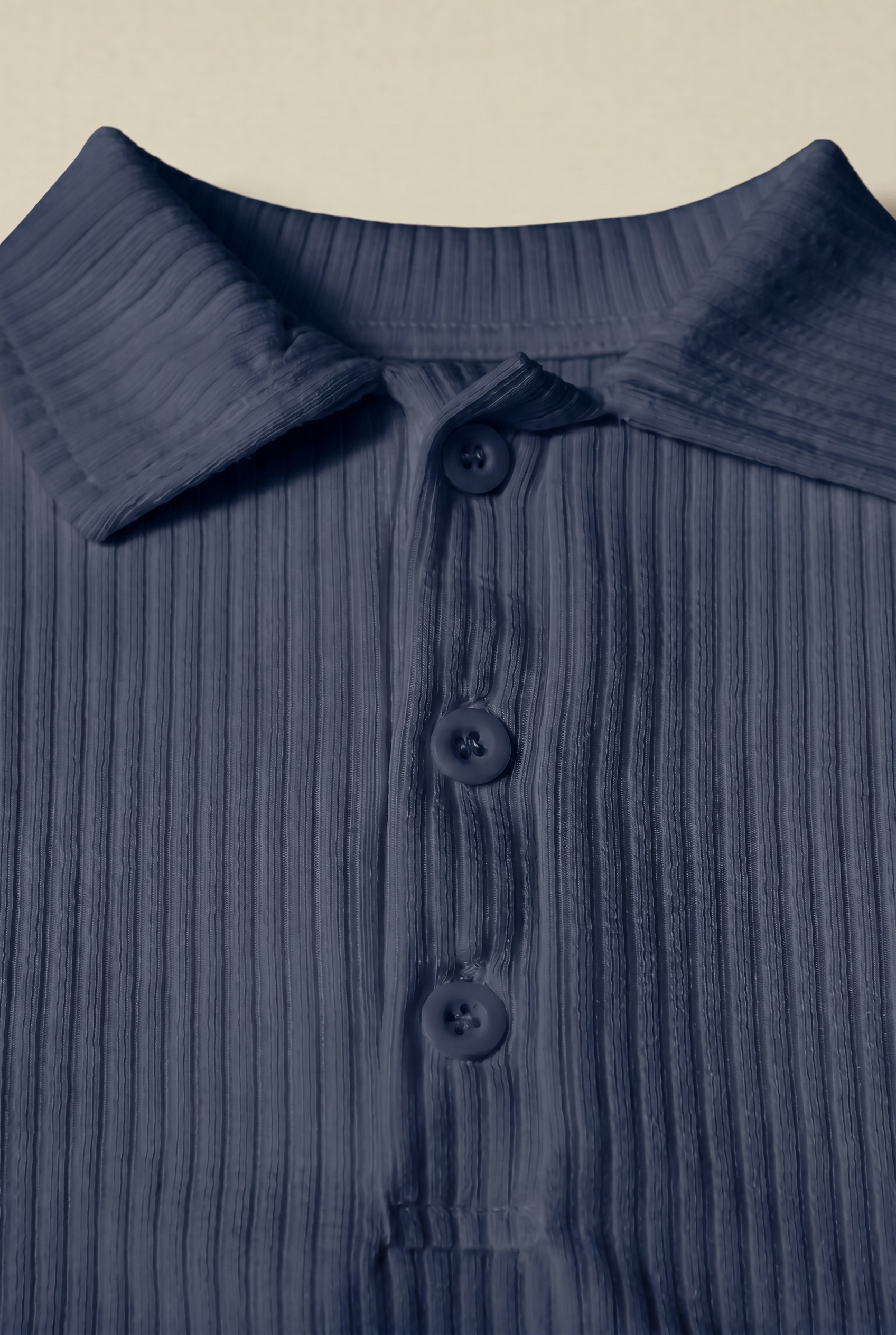 Marcello™ Ribbed Polo Navy