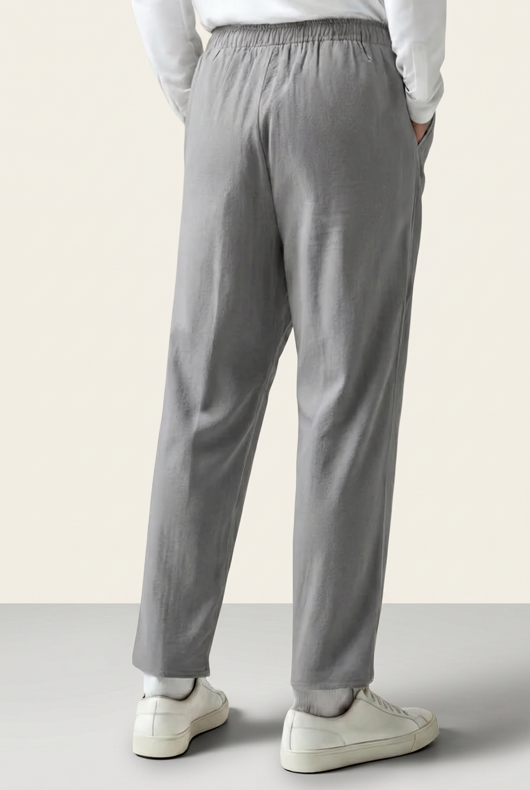 Linen Pantalon Gray