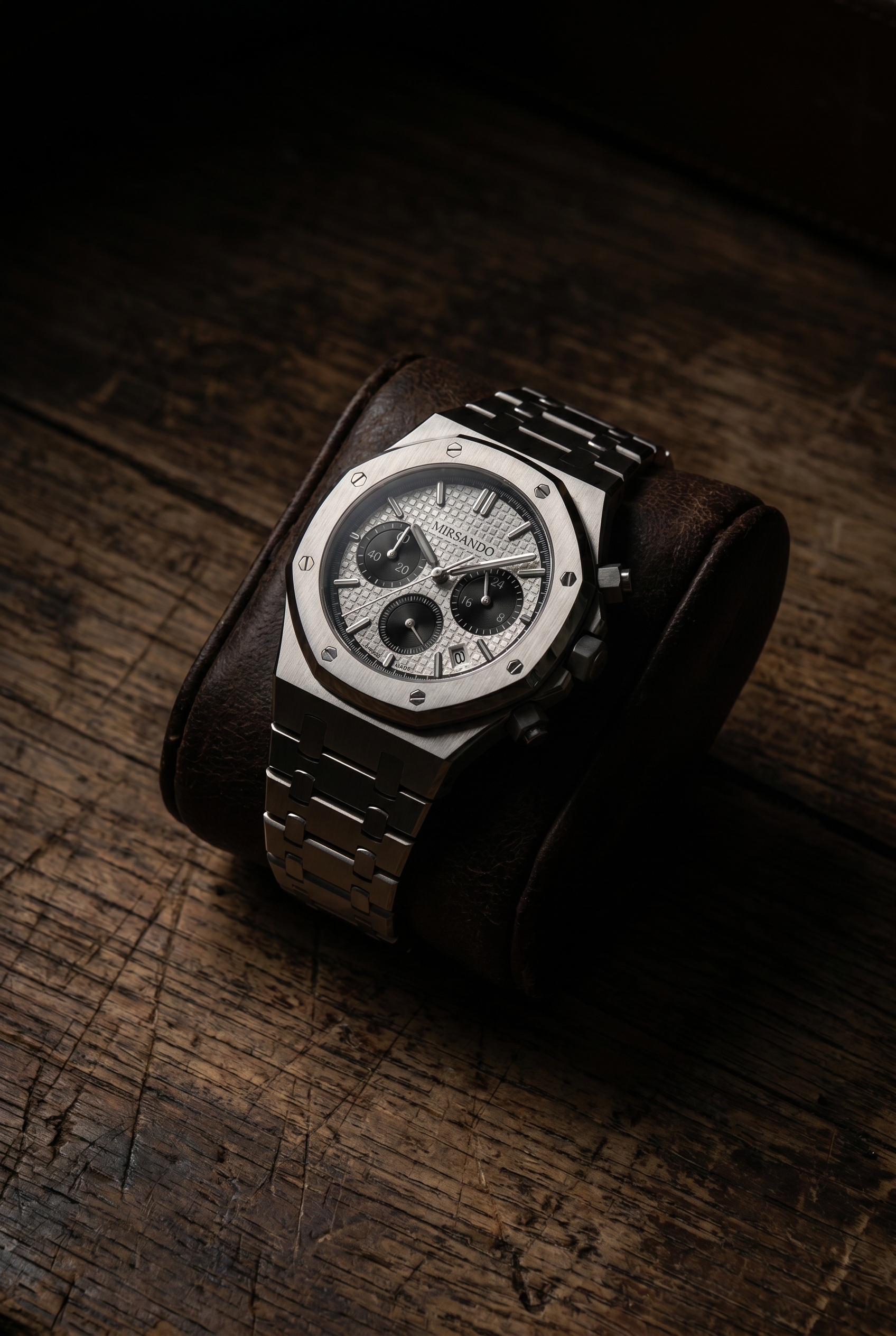 Athens Chronograph Watch Silver