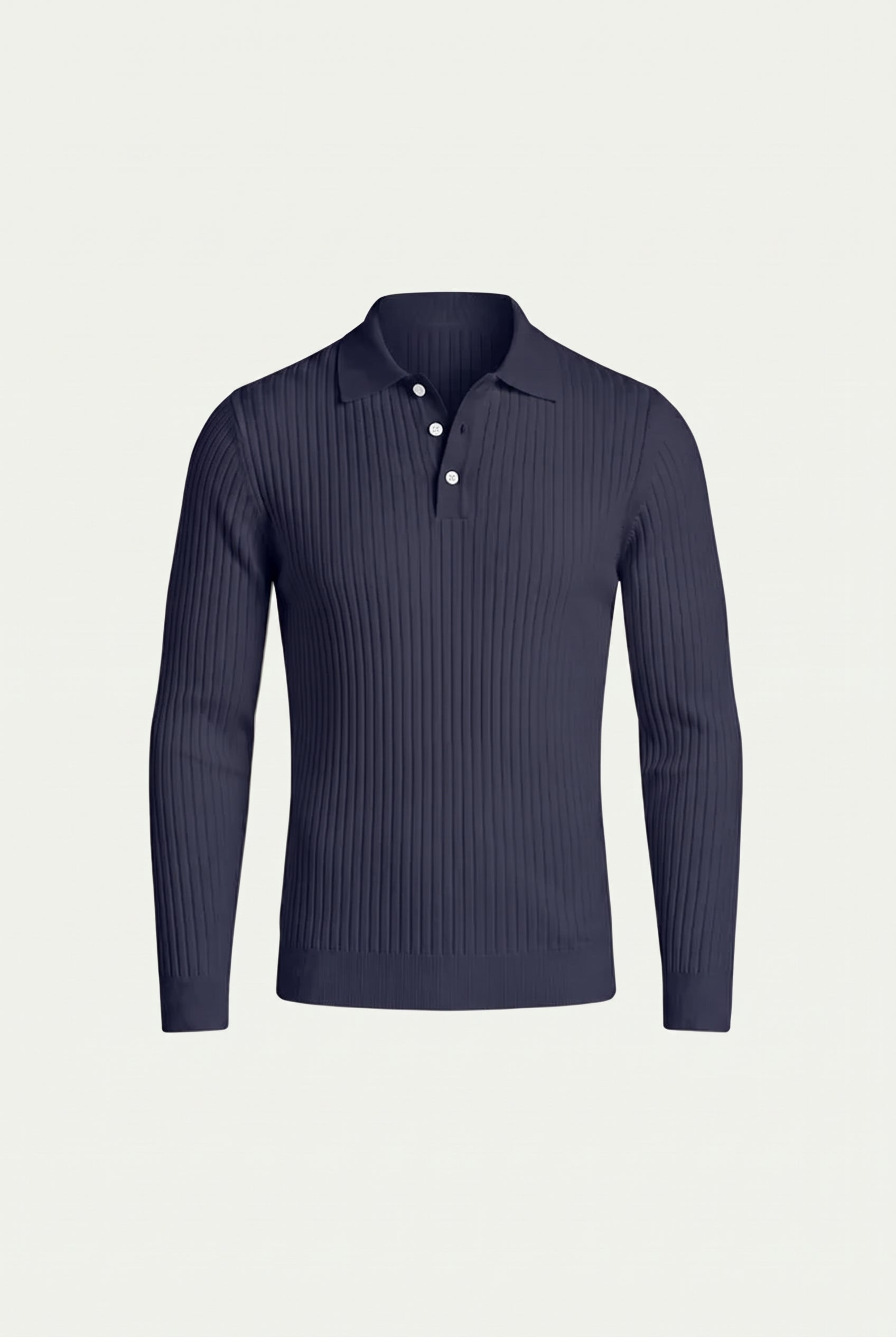 Marcello™ Ribbed Polo Navy