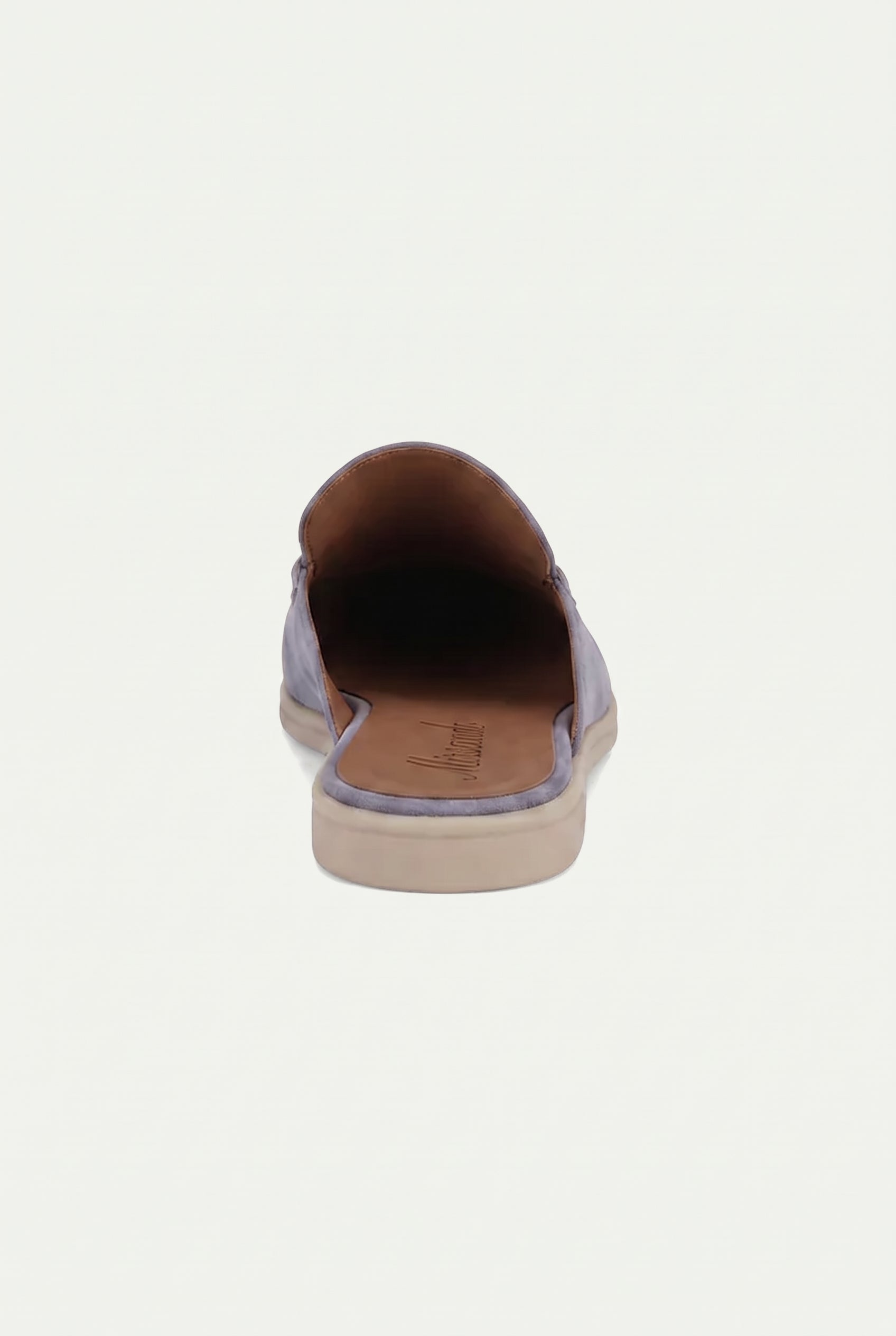 Yacht Loafer Suede Mule Baby Blue