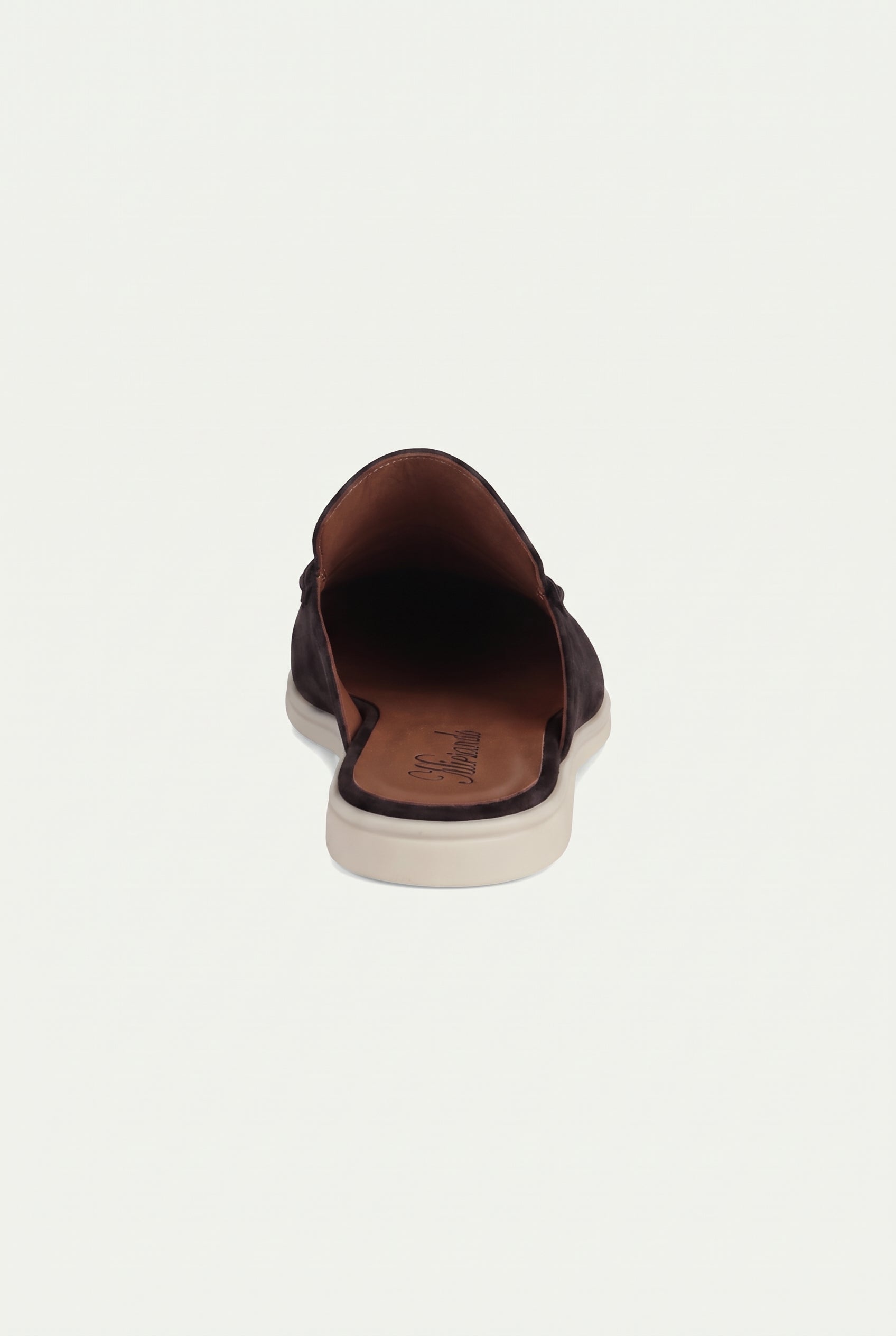 Yacht Loafer Suede Mule Black