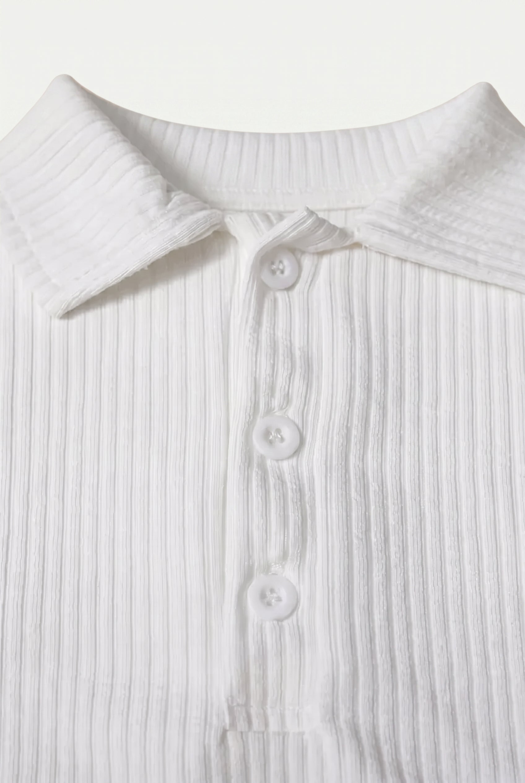 Marcello™ Ribbed Polo White